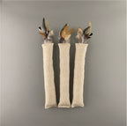 Hemp Fabric & Feather Kicker Toy