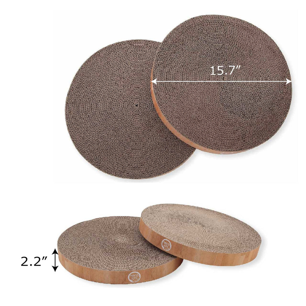 Cozy Cat Scratcher Bowl Replacement Pad, 2 Pack