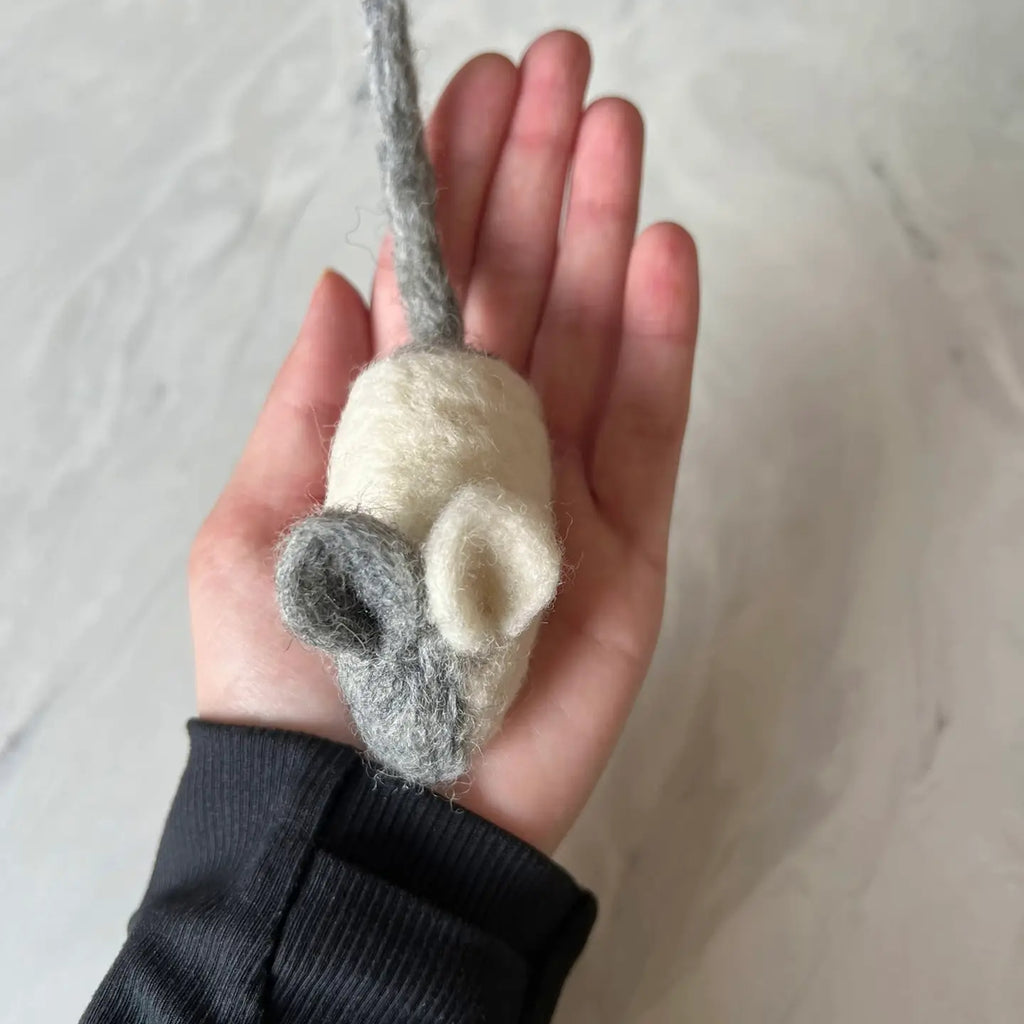 Felted Wool Mouse