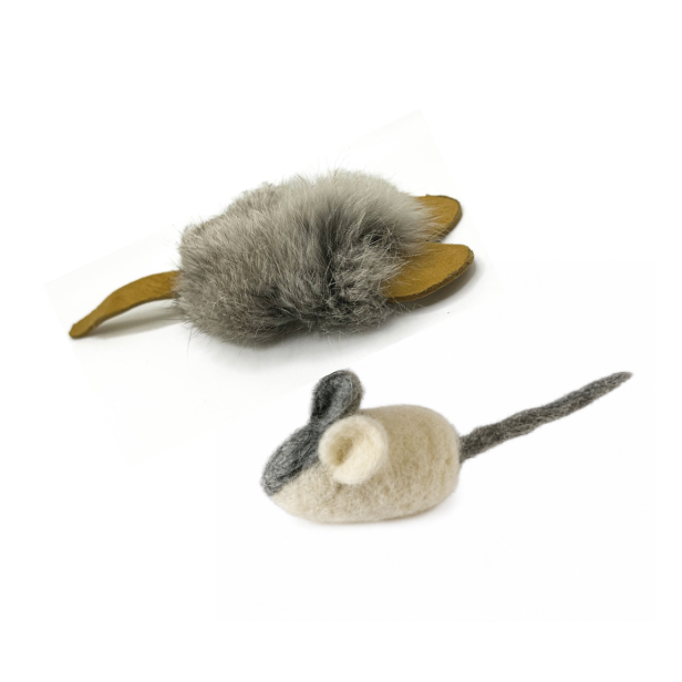 Natural Mouse Toy Combo, 2ct